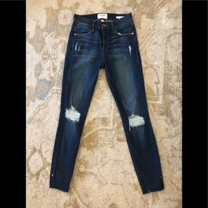 Frame Denim Skinny crop